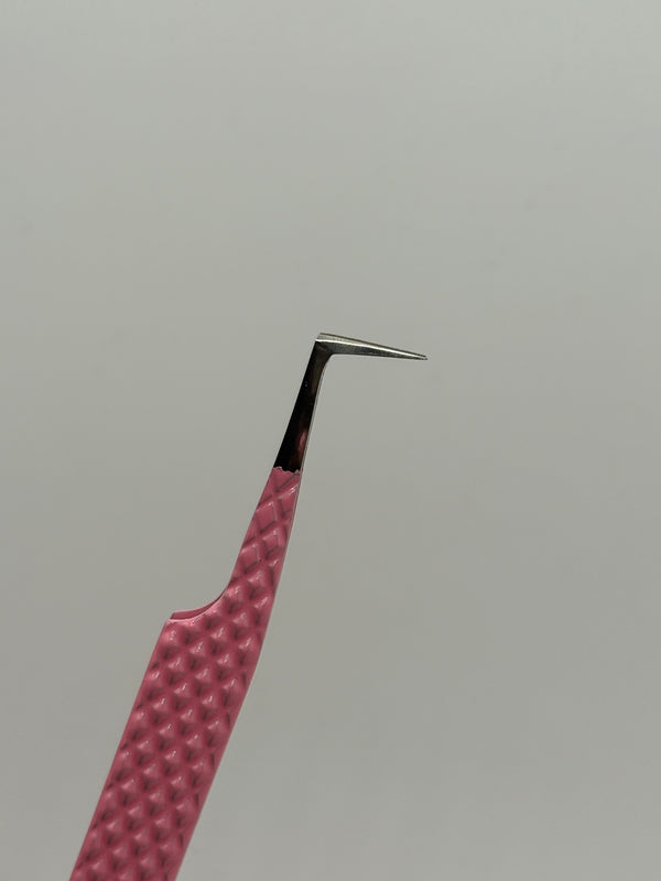 90° Boot Tip Fiber Tweezers