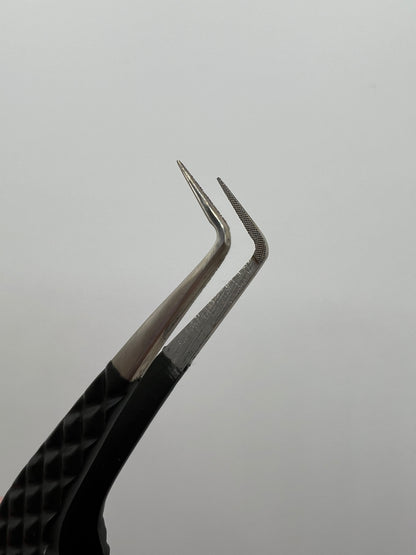 90° Fiber Tip Tweezers