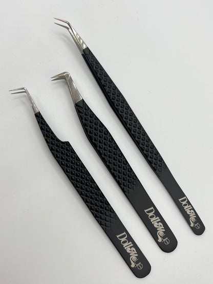 90° Silver Tip Tweezer